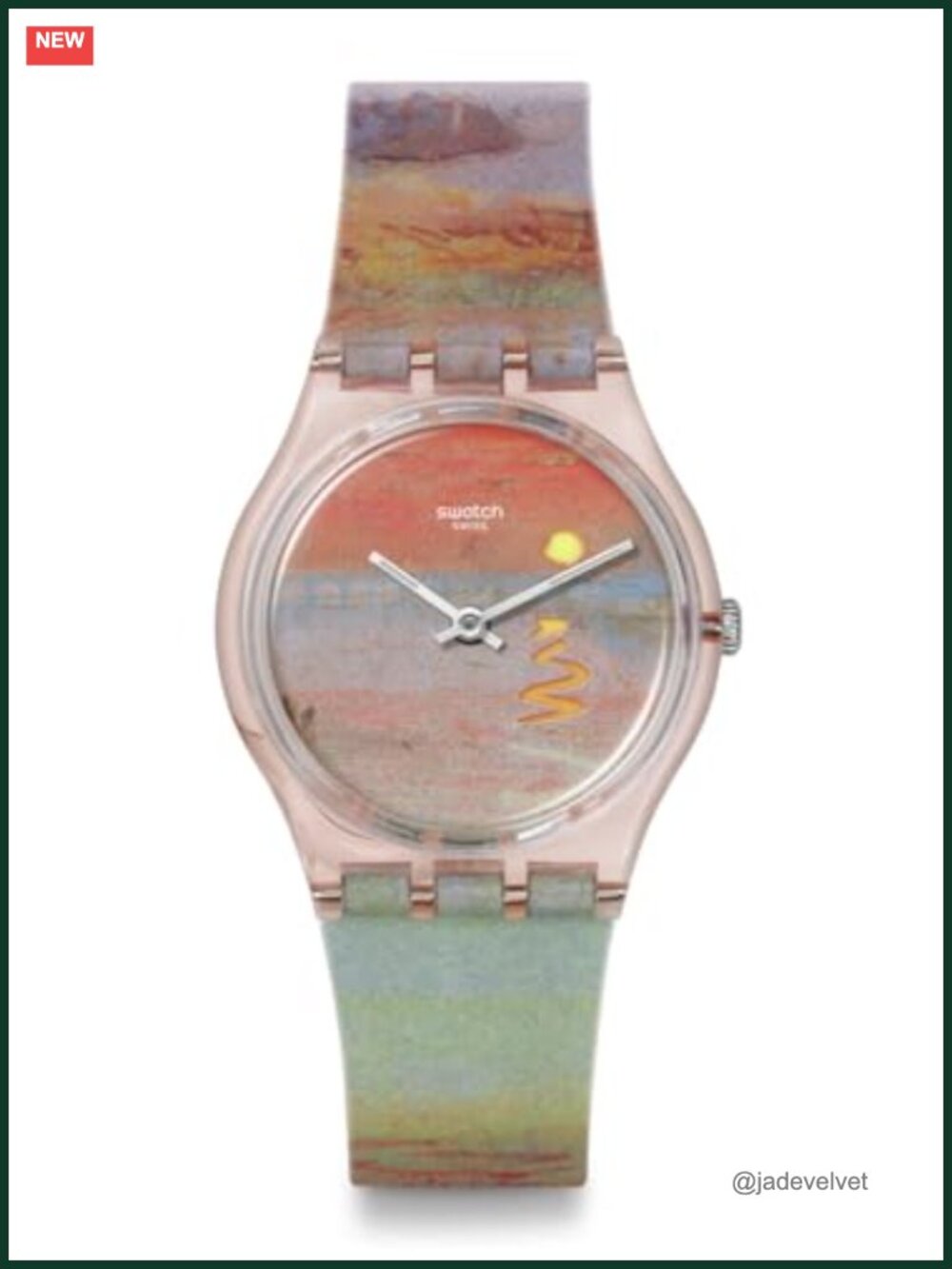 Swatch Gent Biosourced Unisex Watch 34mm Square Quartz Waterproof Casual